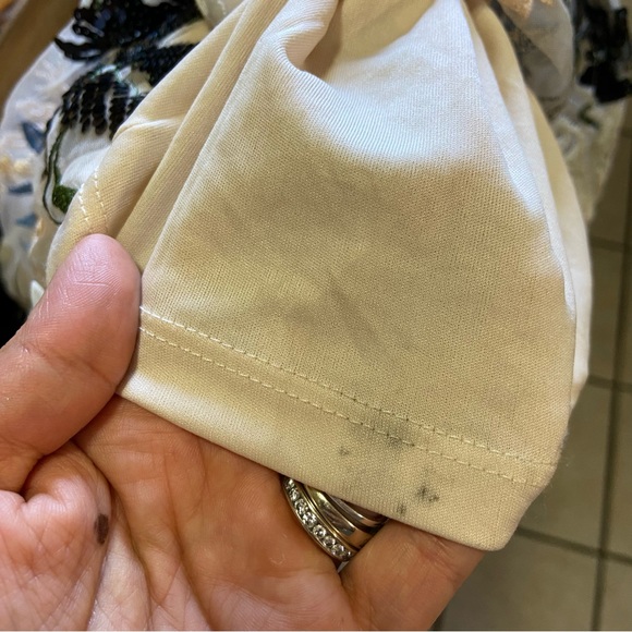 NWOT Lulus Show Stopper Cream Embroidered Sequin Bodycon Maxi Dress - Picture 14 of 14